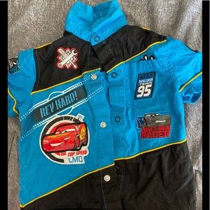 Button down Car themed